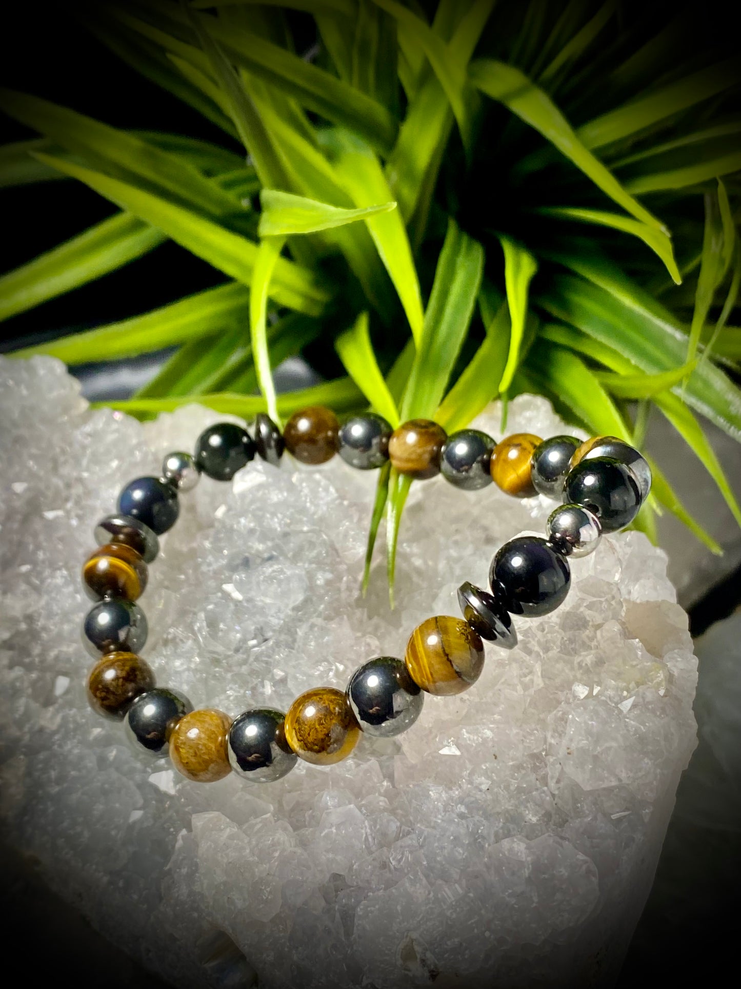 Tiger Eye, Hematite and Obsidian