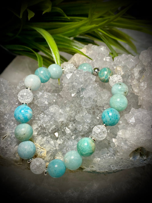 Amazonite and Quartz