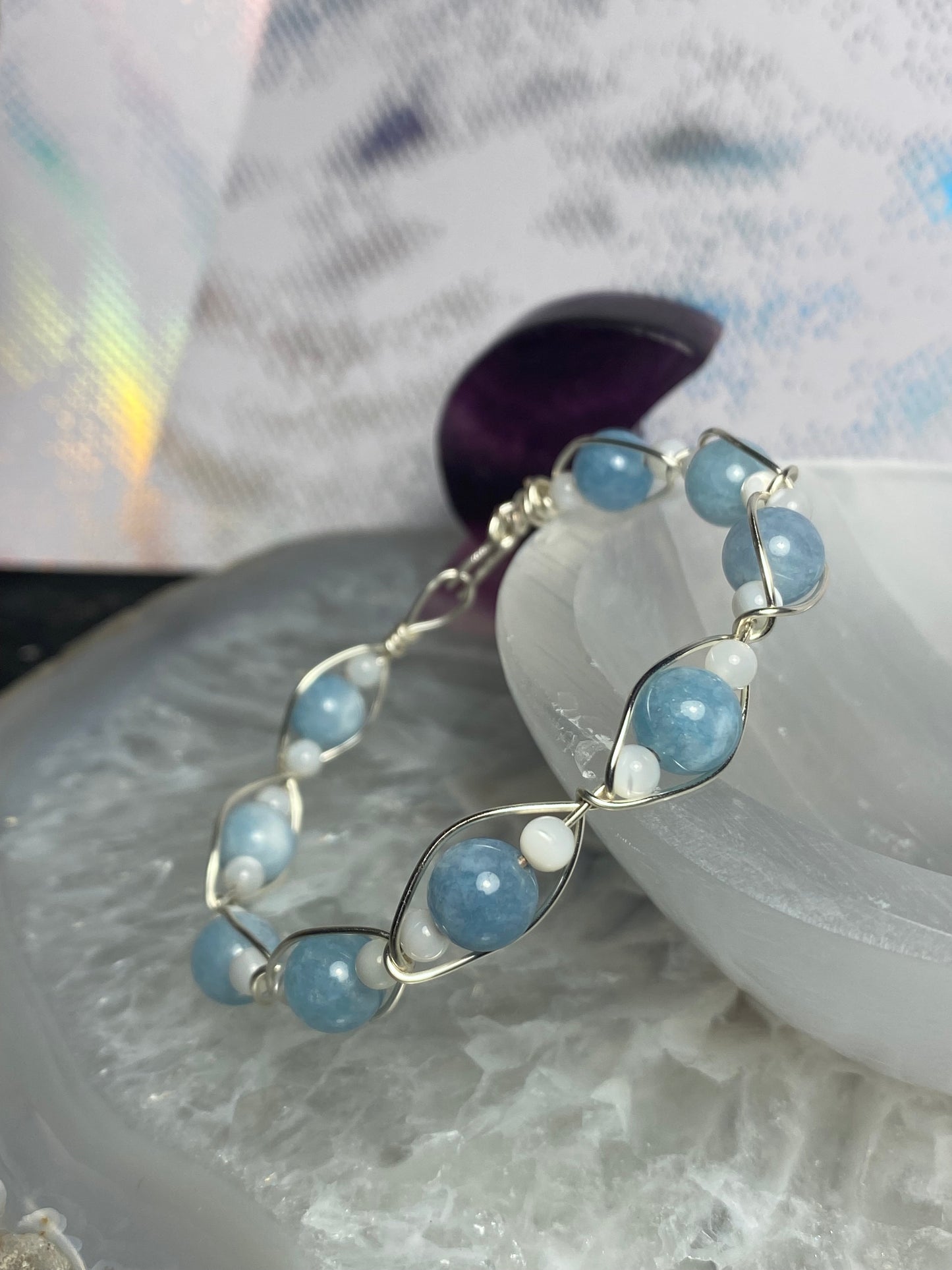 Blue Quartz Bangle