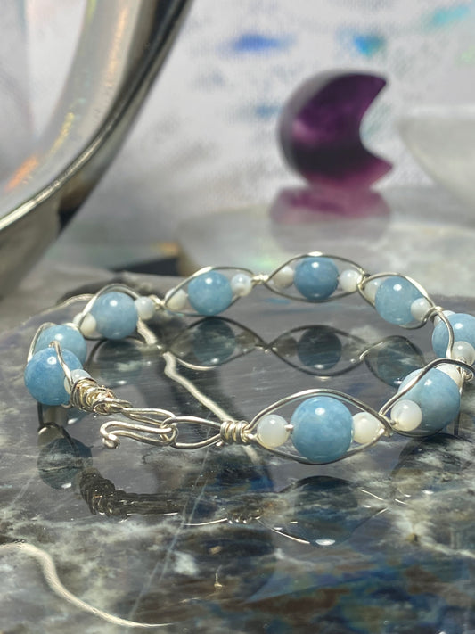 Blue Quartz Bangle