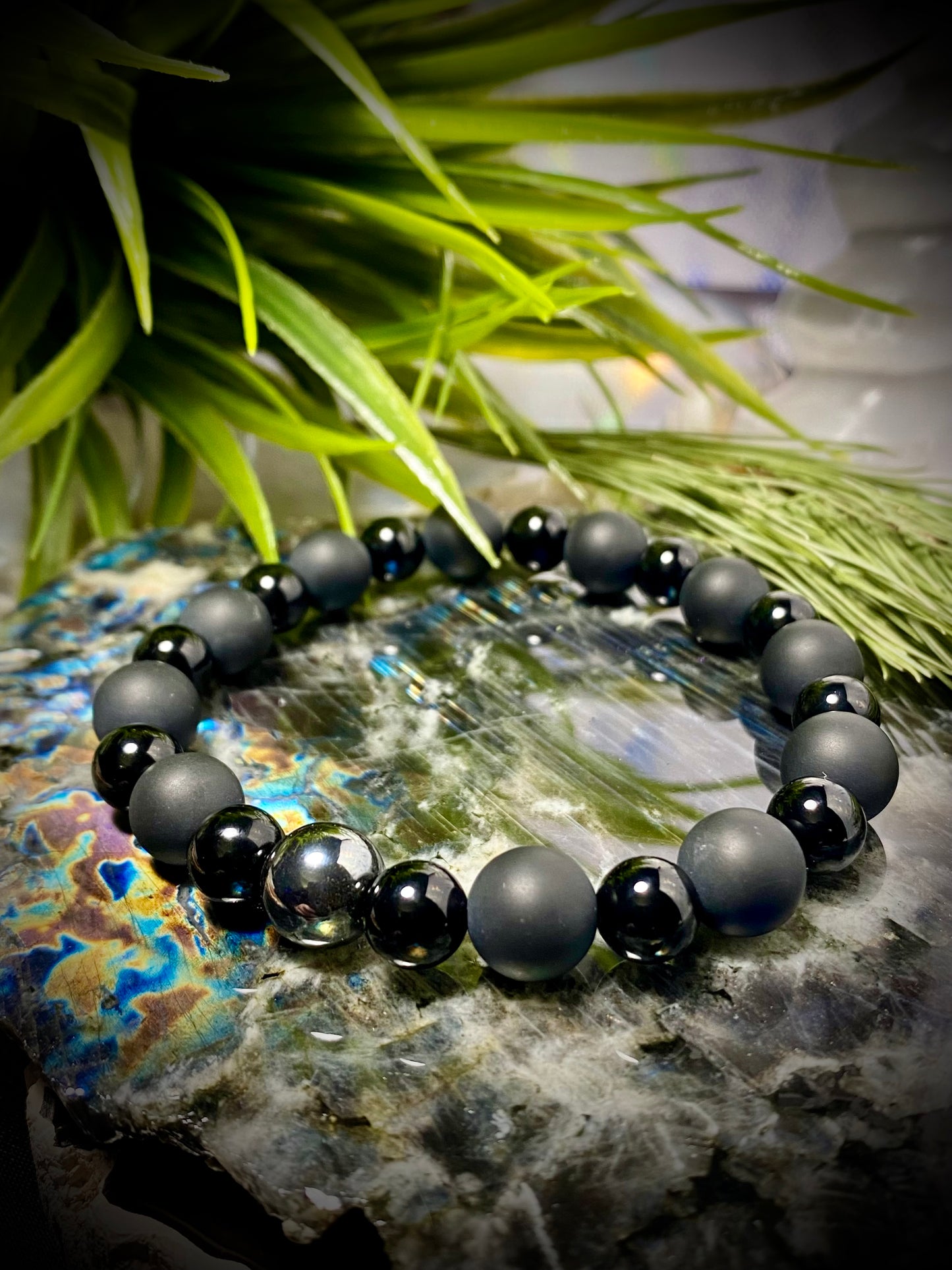 Onyx and Hematite