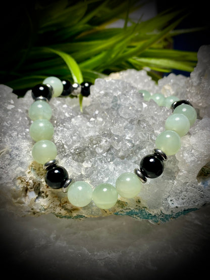 Jade and Black Tourmaline