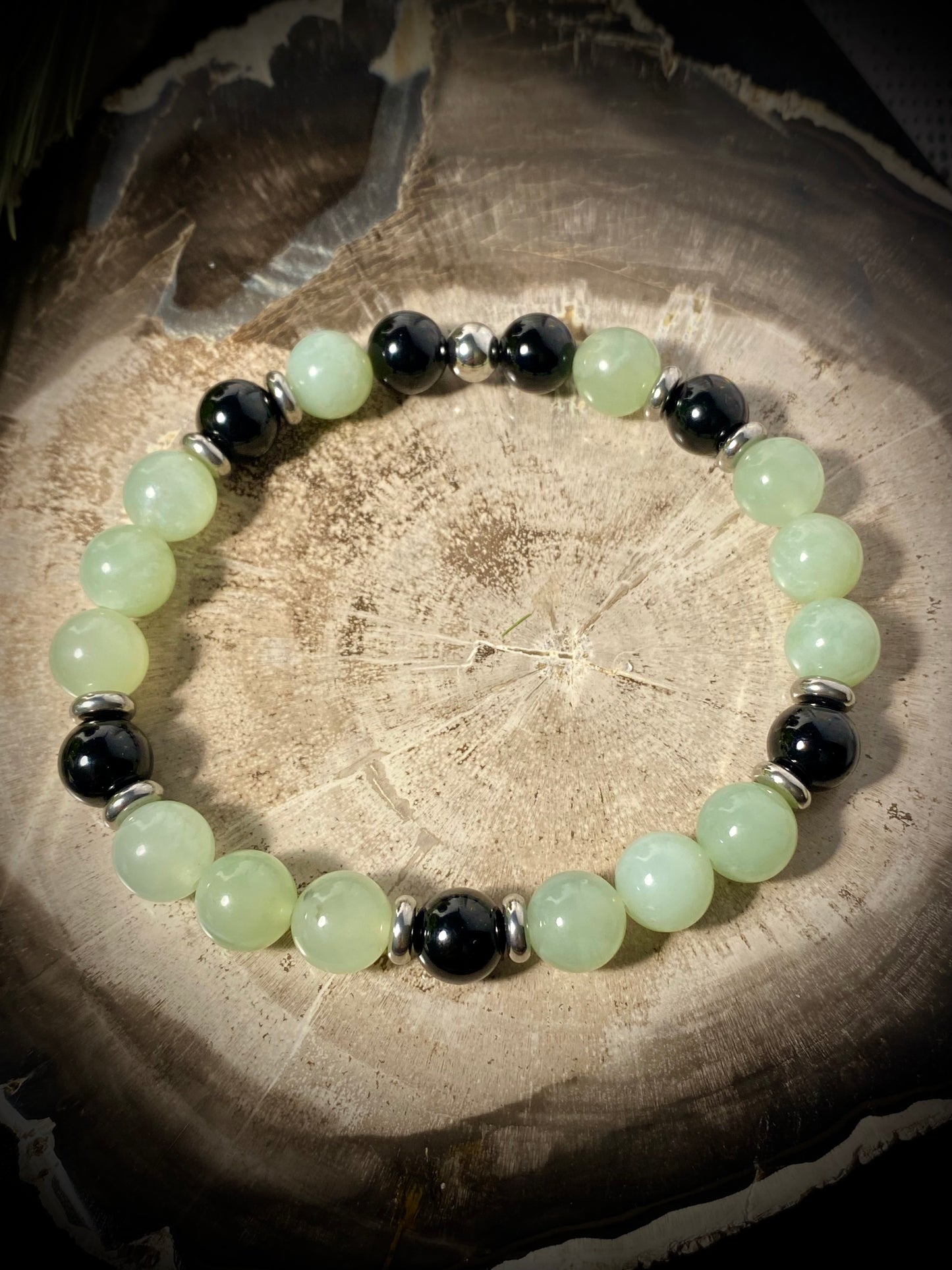 Jade and Black Tourmaline