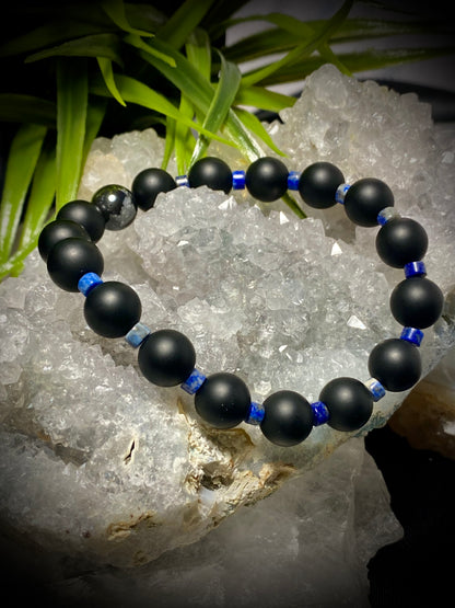 Lapis Lazuli, Onyx and Hematite