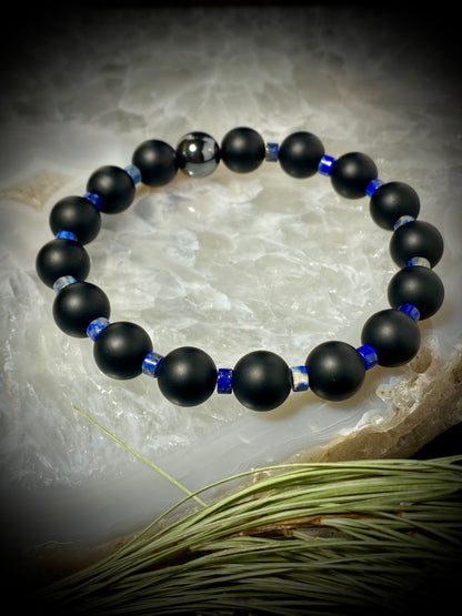 Lapis Lazuli, Onyx and Hematite